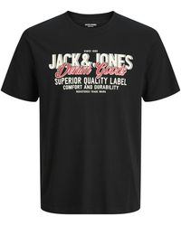 Jack & Jones - Colour Logo T-Shirt Plus Size - Lyst