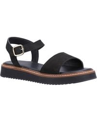 Hush Puppies - Cassie Nubuck Sandals Leather - Lyst