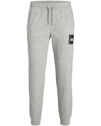 Jack & Jones - Joggers Cotton Made Sweatpant For With Ribbed Cuff - Lyst