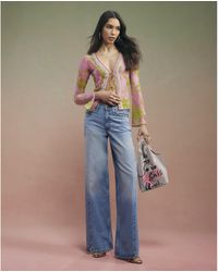 River Island - Year Zero Floral Tie Front Cover Up Polyamide - Lyst