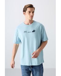 TOMMY LIFE - Oversized Cotton- Crew Neck T-Shirt - Lyst