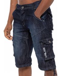 Kruze By Enzo - Cargo Combat Shorts - Lyst