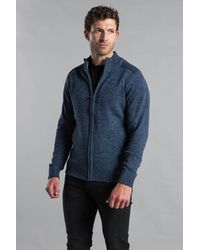 Kensington Eastside - Recycled Cotton Blend Zip-Through Cardigan - Lyst