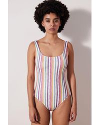 Penti - Striped Knit One-Piece Swimsuit - Lyst