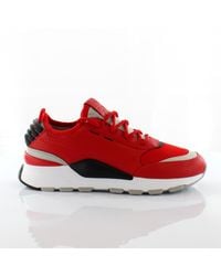 PUMA - Rs-0 Sound Lace Up Red Trainers Running Slip On Shoes 366890 03 - Lyst