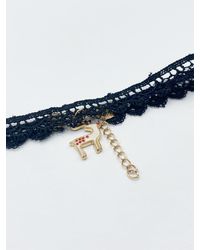 SVNX - Lace Choker With Reindeer Charm - Lyst