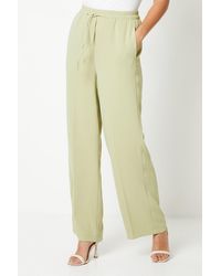 PRINCIPLES - Drawstring Tie Waist Wide Leg Trouser - Lyst