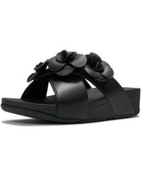 Fitflop - Lulu Flower Polyurethane Sandals - Lyst