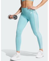 adidas Originals - Train Essentials 3-Stripes High-Waisted 7/8 Leggings - Lyst