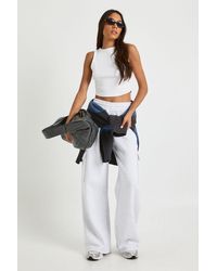 Boohoo - Tall Wide Leg Cargo Joggers - Lyst