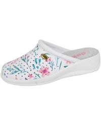 Dek - Floral Perforated Clog - Lyst