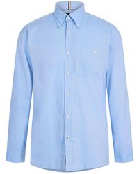 BOSS - Oxford Button Down Collar Long Sleeve Shirt - Lyst