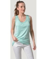 White Stuff - Sleeveless Scoop Neck Jersey Top - Lyst