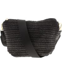 Wynsors - Small Crossbody Bag Woven Effect Laze Zip Fastening Textile - Lyst