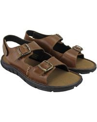 Dunlop - Summer Beach Leather Sandals - Lyst