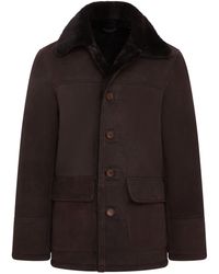 Infinity Leather - Shearling Sheepskin Car Coat - Lyst