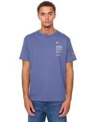 Duck and Cover - Cramptone T-Shirt (Denim) Cotton - Lyst