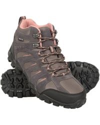 Mountain Warehouse - 'Belfour' Waterproof Boots With Rubber Outsole Walking Shoes Leather - Lyst