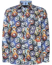 KAM Jeanswear - Kam Printed Big & Tall Cotton Check Shirt - Lyst