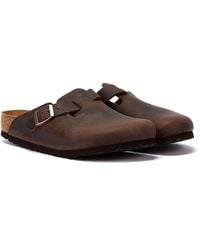 Birkenstock - Boston Oiled Nubuck Leather Clogs - Lyst