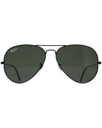 Ray-Ban - Sunglasses Aviator 3025 Polarized 002/58 62Mm Metal - Lyst