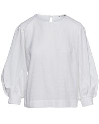 Conquista - Bishop Sleeve Jacquard Top - Lyst