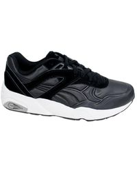 PUMA Trinomic R698 Core Leather Trainers Running Shoes Grey 360601 03 X45b  in Grey for Men | Lyst UK