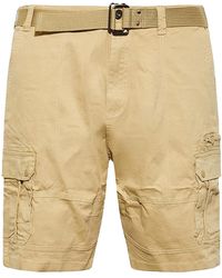 KAM Jeanswear - Kam Cargo Combat Shorts With Belt - Lyst