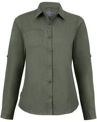 Craghoppers - Ladies Expert Kiwi Long-Sleeved Shirt (Dark Cedar) - Lyst