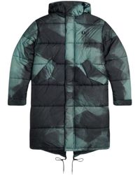 Fred Perry - Fishtail Shaded Camoflauge Quilted Pakra Jacket Polyamide - Lyst