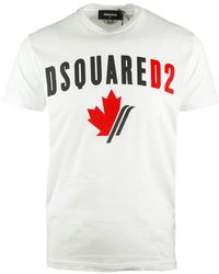 DSquared² - Cool Fit S74gd0563 100 T-shirt - Lyst