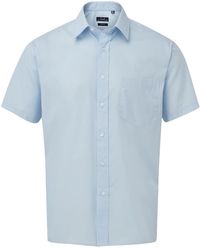 PREMIER - Short Sleeve Poplin Shirt (Light) - Lyst