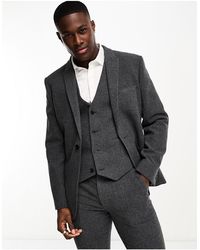 ASOS - Slim Wool Mix Suit Jacket - Lyst