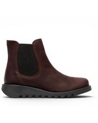 Fly London - Chelsea Suede Leather Ankle Boots - Lyst