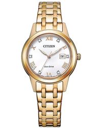 Citizen - Elegance Watch Fe1243-83A Stainless Steel - Lyst