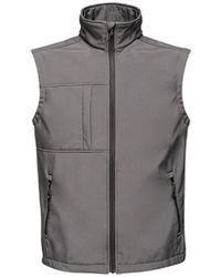 Regatta - Octagon Ii Printable Soft Shell Bodywarmer (Seal/ - Lyst