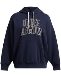 Under Armour - Icon Hooded Neck Drop Shoulder Oversize Fit Top - Lyst