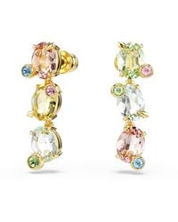 Swarovski - 'Gema' Plated Metal Drop Earrings - Lyst