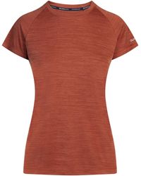 Trespass - Ladies Vickland Tp75 Active T-Shirt (Burnt Sienna Marl) - Lyst