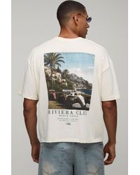 BoohooMAN - Oversized Rivera Photographic Print T-Shirt Cotton - Lyst