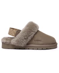 EverAu Australia - Ever Au Pelican Removable Strap Slingback Slippers - Lyst