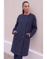 Roman - Premium Scarf Coat - Lyst