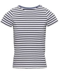 Asquith & Fox - Ladies Mariniere Coastal Short Sleeve T-Shirt (/) Cotton - Lyst