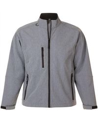 Sol's - Relax Soft Shell Jacket (Breathable, Windproof And Water Resistant) Marl) - Lyst