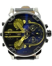DIESEL - Mr Daddy 2.0 Quartz Silver Watch - Lyst