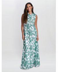 Gina Bacconi - Roxanna Sleeveless Shired Top Dress - Lyst