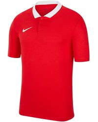 Nike - Printed Logo Collared Neck Short Sleeve Shirt - Lyst