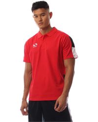 Sondico - Venata Collared Neck Short Sleeve Polo T-Shirt - Lyst