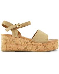 V.Gan - Vegan Gotu Cork Wedge Sandals - Lyst