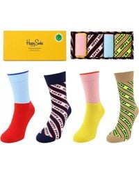 Happy Socks - 4-Pack Premium Gift Set Cotton - Lyst